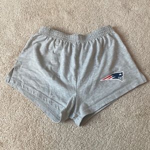 REEBOK Grey Shorts w/ “Patriots” On Back